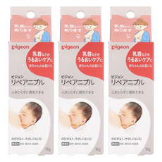 pigeon 貝親 乳房護理乳霜, 10g, 3盒