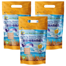 長青穀典 芬蘭有機即食大燕麥片, 富含膳食纖維,幫助消化, 908g, 3包