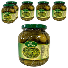 LIDYA 蒔蘿醋漬酸瓜, 1600公克, 1.7L, 6罐