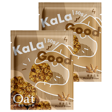 Oat+ 燕麥一口酥 香濃花生 咔啦穀 無香料無防腐, 50g, 2包