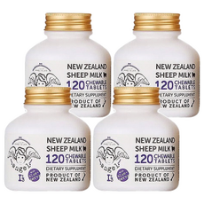 La Nature Precieuse 成長天使 紐西蘭綿羊乳片 藍莓 ,120片,76g,4罐