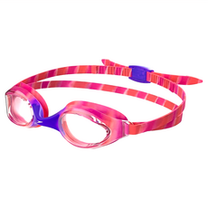 Speedo 兒童運動泳鏡 Hyper Flyer, 快速調整, 低調, 防霧, 防紫外線, 粉紫色, 1個