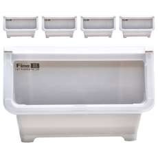 KEYWAY 聯府 維也納直取式收納箱 TF677-3 38L, 灰色, 5個