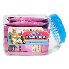 A star 鼠兔番薯胡蘿蔔磨牙餡餅, 適用於所有小動物和囓齒動物, 1罐