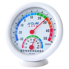 Dr.AV 聖岡科技 室內/外溫濕度計, 白色, 1個