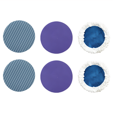 TSL 新潮流 清潔機專用布盤6件組 魔潔布 2個 + 拋光布 2個 + 百潔布 2個, 1組, 單一商品
