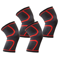 AOLIKES 奧力克斯 OMC 大人運動專用型護膝, M, 2雙, 紅色