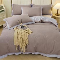 NATURALLY JOJO 柔絲棉素色壓花四季磨毛布被套, 柔情灰