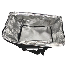 LifeHouse 便攜保溫提袋 冷藏袋, 冷熱兩用大容量，保溫3-4小時，保冷4-5小時, 33 x 25 x 27cm, 黑色, 1個