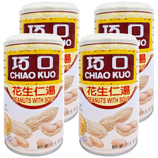 巧口 花生仁湯 罐裝, 330g, 4罐