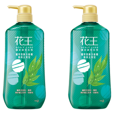 Kao 花王 植萃弱酸洗髮精 酷爽去屑型 日本技術 全方位淨護 溫和配方 無矽靈 無色素, 750ml, 2瓶
