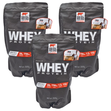 RED COW 紅牛 聰勁即溶乳清蛋白, 濃情巧克力風味, 500g, 3包