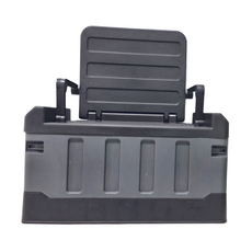 戶外摺疊椅附收納箱, 黑灰色, 1個