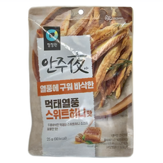清淨園 Anjuya 下酒菜之夜 明太魚肉乾 開封即食 熱風烘烤 厚實酥脆, 25g, 1包