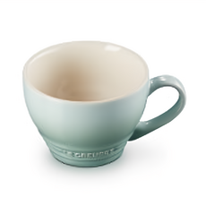 LE CREUSET 卡布奇諾杯 400ml 悠然綠 優質陶瓷, 1個