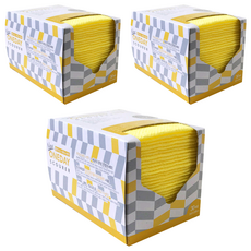 Crova Mall 抽取型拋棄式洗碗布 黃色, 30條, 3盒