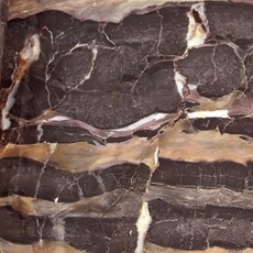 WA. WALL ART 拋光大理石自黏防水壁紙 PVC, 普羅旺斯 黑色