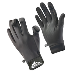 GOLOV.EJOy 可翻指釣魚手套 暗夜黑 高密度錦綸防風防水 掌心矽膠防滑, L(掌寬8.5~9.5cm 掌圍17~19cm), 1雙