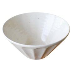 SAWATOUKI 佐和陶瓷 米釉梨地6V井 日本製 16.5 x 8cm 740ml, 1個, 白色