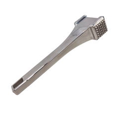 PUSH! 304不銹鋼牛排錘 方形雙面 不沾黏鬆筋器, 1個