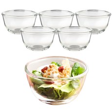 Lucky Glass 玻璃沙拉碗/醬料碗 405ml, 透明, 6個