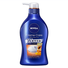 NIVEA 妮維雅 絲滑雙倍濃厚保濕沐浴乳 義大利蜂蜜香, 480ml, 1瓶