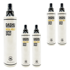 DASHU 男士超挺立定型噴霧 MEGA HOLD SUPER SPRAY, 含黑豆和明膠蛋白質, 250ml, 5件