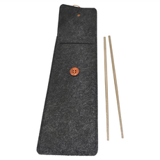 TEMPEST 鈦竹形實心筷, 鈦本色, 家用/旅遊/戶外/送禮, 205 x 7mm, 1雙