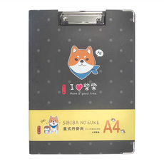 Sunny 三瑩文具 柴之助丹麥直式板夾 A4 320 x 230mm, 黑色, 1個