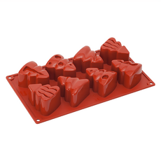 pavoni ITALIA 聖誕樹矽膠模 8pc_70x58xh44mm 100ml, 聖誕樹, 1個