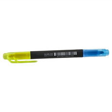 Pentel 飛龍文具 Twin Checker 雙色螢光筆 Set, 黃藍, 12支