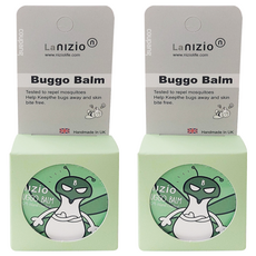 nIZio 蟲蟲飛防蚊膏, 100% 天然, 25ml, 英國製造, 2盒