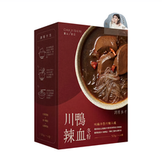 賈以食日 川辣鴨血冬粉, 525g, 1盒