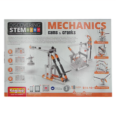 Engino 安捷積木 EN-STEM04 教育系列 中階 - Discovering STEM Mechanics, 凸輪和曲柄, 1盒