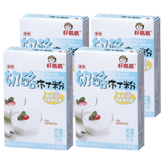 FAIRSEN 惠昇食品 好媽媽 奶酪布丁粉 操作簡單 零廚藝也會做 奶素可食 台灣製造, 75g, 4盒