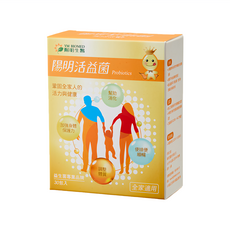YM BIOMED 陽明生醫 陽明活益菌 維持消化道機能、調節生理機能 全家適用, 30包, 2g, 1盒