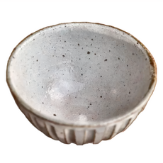 TOJIKI TONYA 飯碗 11xH6cm 陶瓷 日本製造 適用於洗碗機和烘碗機, 粉引 鎬紋, 1個