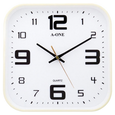 A-ONE 金吉星方形掛鐘, 優雅白