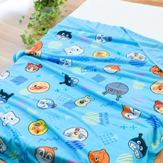 BANDAI Apannman 麵包超人冰淇淋兒童涼感被, 藍色