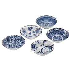 Saikai 西海陶器 有田燒染錦繪變小缽碗組 Set 5入, 5 件組小缽碗, 1盒