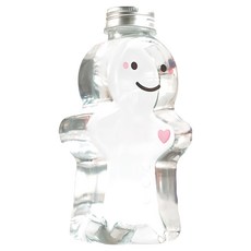 QiMart 薑餅人造型擴香瓶, 花香茉莉, 含聖誕帽+聖誕圍巾+擴香纖維棒5隻 (黑眼木色隨機), 500mL, 1件