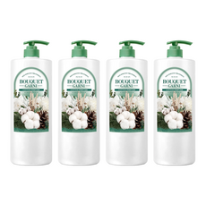 BOUQUET GARNI 絲滑角蛋白護髮素 棉花香氛, 4瓶, 1.5L