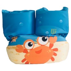 S-SportPlus+ 手臂浮圈 螃蟹 k8002001-03 橙色 兒童游泳輔助裝備, 1個