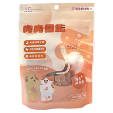 毛孩食務所 肉肉圖鑑營養小方塊系列 顧腸配方狗零食 - 雞肉+益生菌, 80g, 1包