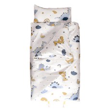 EmBrace 英柏絲 100%純天絲MIT兒童睡袋 - 小小恐龍 (不含被胎)