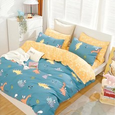 LAMINA 樂米娜 100%純棉四件式 兩用被套床包組