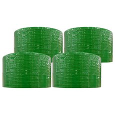 iQIHAN 彩色紙膠帶 50mm*20m, 綠色, 4捲