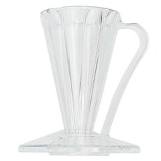 CAFEC DEEP 27 花瓣濾杯, 透明, 1個