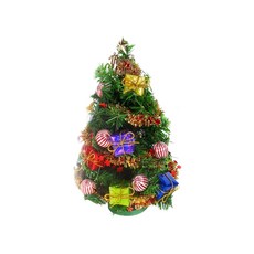 裝飾綠色聖誕樹糖果禮物盒系 LED20燈彩光插電式 樹免組裝, 綠色