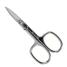 Credo 德國尖頭修甲/修皮剪刀 不鏽鋼亮面, 1支, 銀色